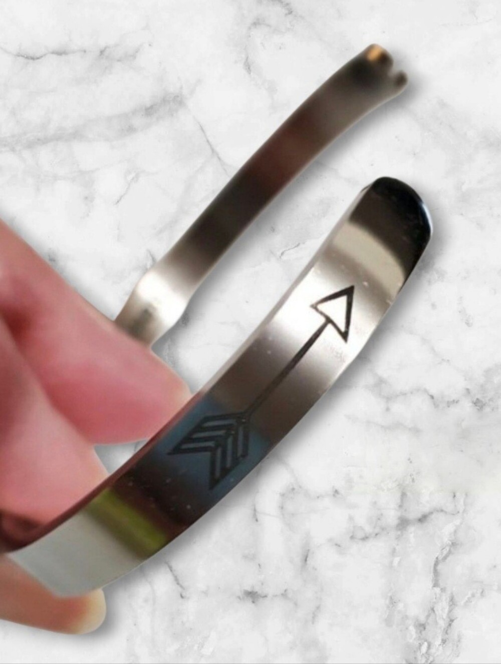 A piece of my heart is in heaven Cuff Bracelet